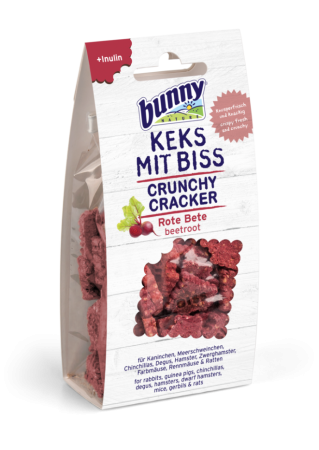 Bunny Nature Crunchy cracker beetroot Хрупкави бисквити с червено цвекло 50 гр.