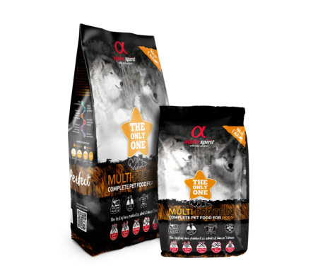 Alpha spirit The Only One Multiprotein - Пълноценна суха храна за кучета Grain Free 12 кг.
