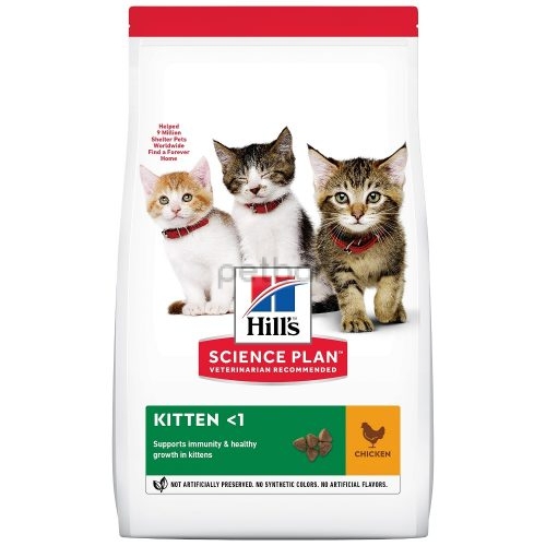 Hills Science Plan Feline Kitten с пилешко – За котенца от отбиването до 1г. и бременни и кърмещи котки 300 гр. 