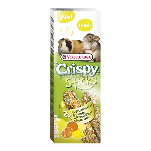 Versele - laga - STICKS GUINEA PIGS-CHINCHILLAS CITRUS FRUIT - Стикс за чинчили и морски свинчета с цитрусови плодове 2 бр. х 55 гр.