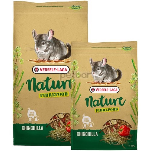 Versele - laga - CHINCHILLA NATURE FIBREFOOD - Перфектната храна обогатена с фибри за вашата чинчила 1кг.