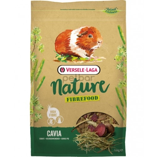 Versele - laga - CAVIA NATURE FIBREFOOD - Пълноценна храна, обогатена с фибри за морски свинчета 1 кг.