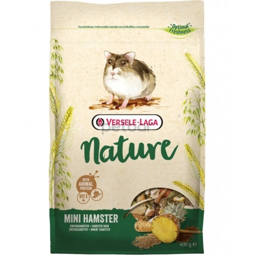 Versele - laga - MINI HAMSTER NATURE - Пълноценна храна за мини хамстери 400 гр. 