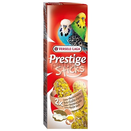 Versele - laga - Sticks Budgies Eggs & Oyster shells - Стик за вълнисти папагали с яйца и черупки от стриди - 2 бр x 30гр.