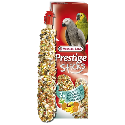 Versele - laga - Sticks Parrots Exotic Fruit 2 pieces - стик за големи папагали с екзотични плодове - 2бр х 70гр.