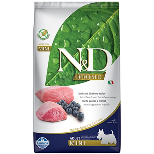  N&D PRIME Adult Mini Lamb & Blueberry - 800 гр.