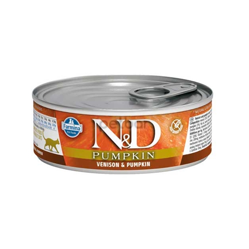 Консерва N&D CAT VENISON&PUMPKIN, 80 гр.