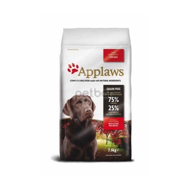 Applaws Adult Large Chicken Grain Free, 7.5 kg.