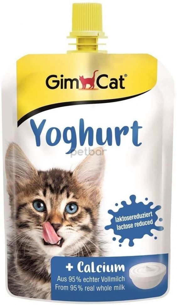 GimCat - YOGHURT МЛЕЧЕН ДЕСЕРТ ЗА КОТКИ с калций