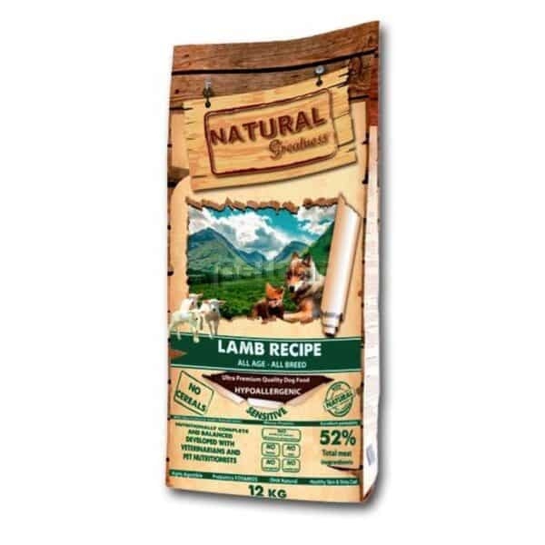 NATURAL Greatness Lamb Recipe Sensitive, 2 кг.