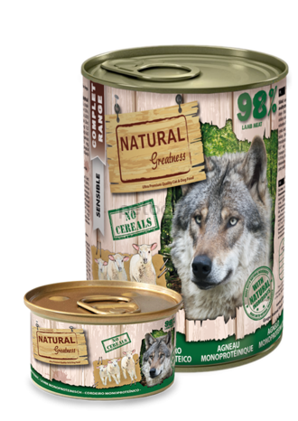  NATURAL Greatness Lamb Monoproteinic recipe, 400 гр.