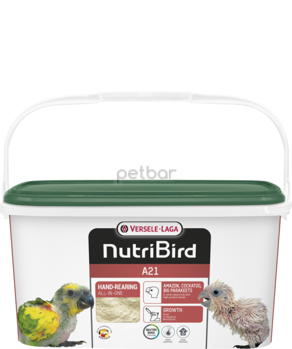 Versele - laga - Nutribird A21 for baby birds - за ръчно хранене на растящи птици 3 кг.