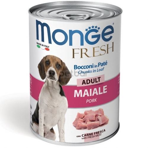 Monge Fresh Adult Chunks in Loaf with Pork - информация