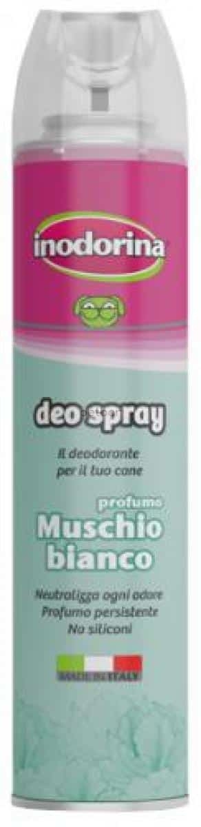 Inodorina - Deo Spray Бял Мускус / Смирна - Спрей за тяло за кучета, 300 мл.