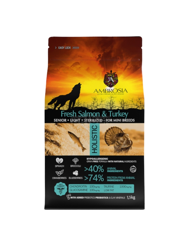 Ambrosia - Mini Senior/light, 5 кг.