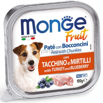 Monge Fruit Pate Adult Turkey and Blueberry - пастет