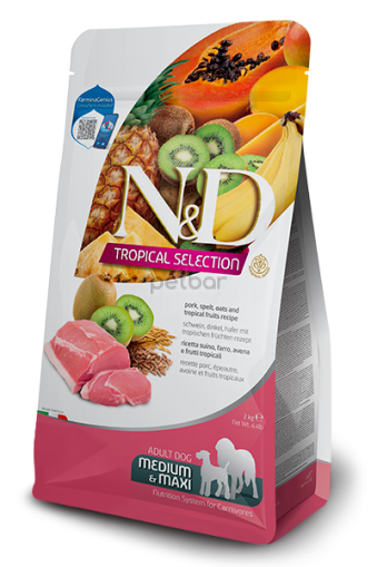   N&D TROPICAL DOG AD MED&MAXI PORK 2 KG