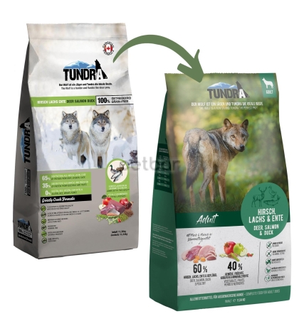 tundra храна за куче с еленско