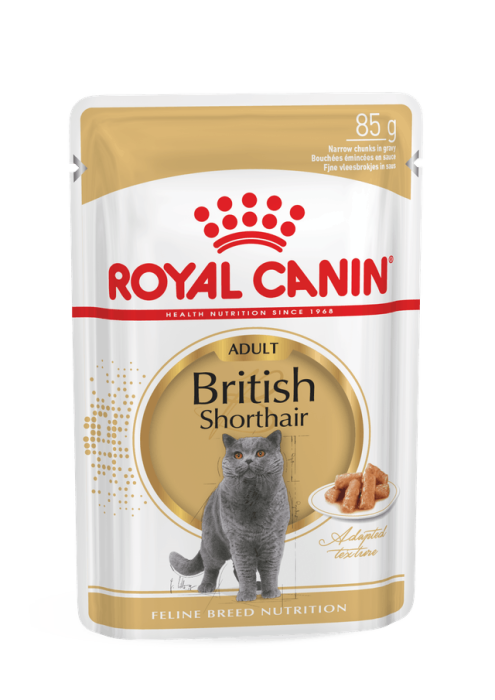 Royal Canin British Shorthair - Специализиран пауч за Британска късокосместа котка