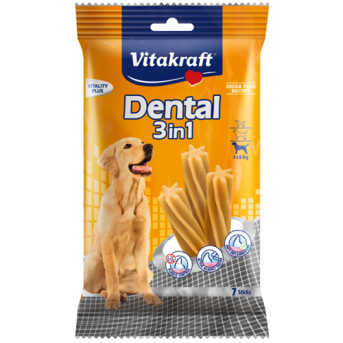 Vitakraft Dental 3in1 Medium, 7 бр.
