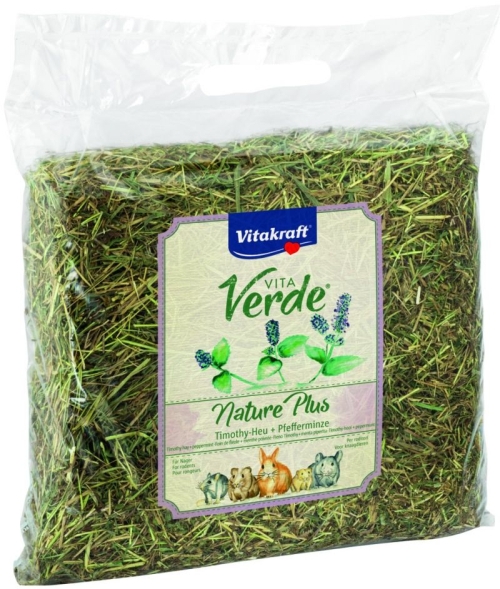 Vitakraft Vita Verde - Сено за зайци и гризачи с мента - 500гр.