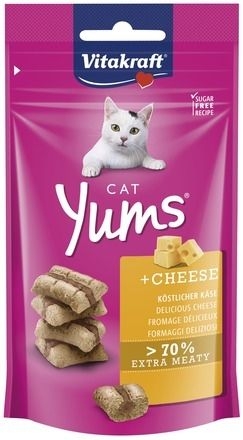Vitakraft Cat Yums - сочни хапки със сирене