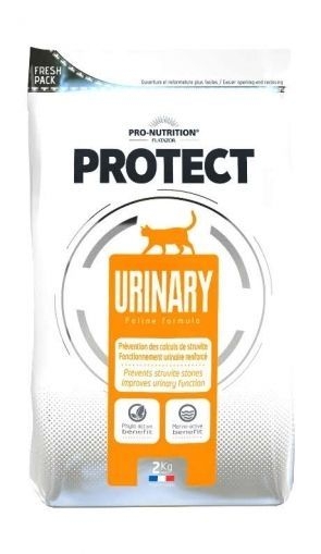 Pro-Nutrition Protect Urinary - Пълноценна диетична храна за котки с уринарни проблеми, 2 кг.