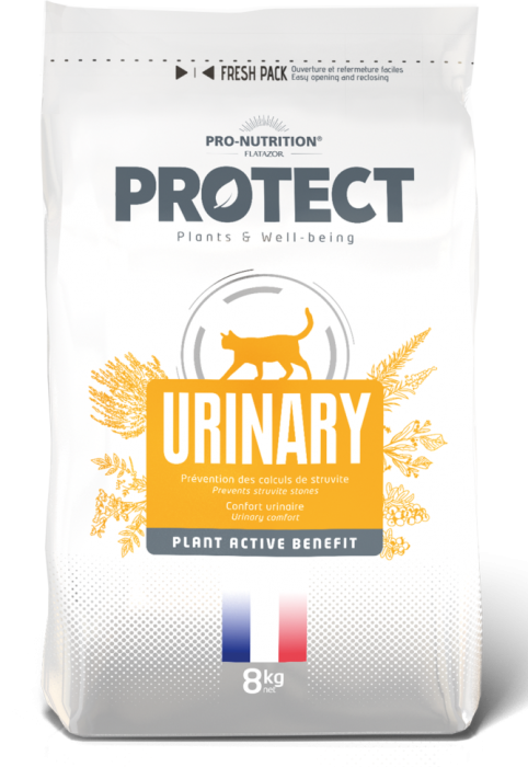 Pro-Nutrition Protect Urinary - Пълноценна диетична храна за котки с уринарни проблеми, 8 кг.