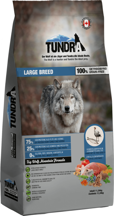 TUNDRA LARGE BREED Grain Free 11.340кг.