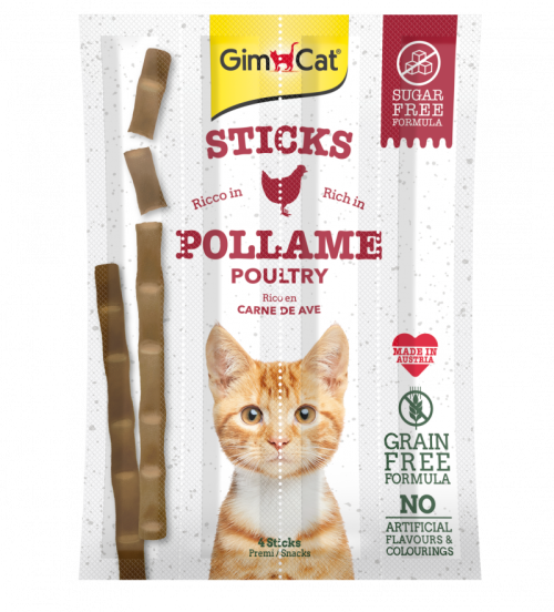 GimCat Sticks - Саламена пръчица с птиче месо 4 бр.