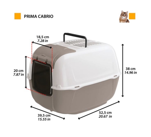 Ferplast HOME PRIMA CABRIO - тоалетна