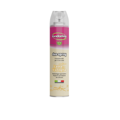 Inodorina - Deo Spray Dog Milk Vanilla - Спрей за тяло с аромат на мляко и ванилия, 300 мл.