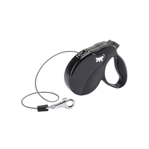 Ferplast AMIGO MINI BLACK- Автоматичен повод, въже 3 м / мах 12 кг.