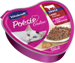 Vitakraft POÉSIE - Говеждо и моркови - хапки в сос, 85 гр.