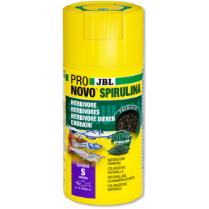 JBL PRONOVO SPIRULINA GRANO S 100ml - Храна на гранули за растителноядни риби между 3 - 10 см.