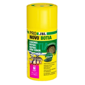 JBL PRONOVO BOTIA TAB M 100ml - Храна на таблетки за всички видове сомови декоративни риби като боции и малки видове змиорки между 1 - 20 см.