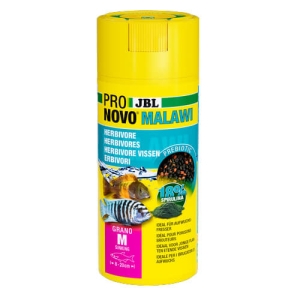 JBL PRONOVO MALAWI GRANO M 250ml - Храна на гранула за цихлиди с дължина 8 - 20 см.