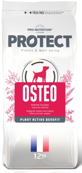 Pro-Nutrition Flatazor Protect Osteo - Пълноценна храна за кучета с костни и ставни заболявания, 12 кг.